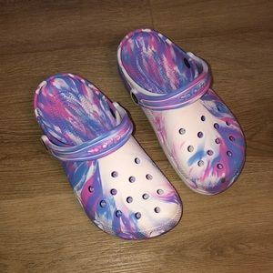 Tie Dye Crocs